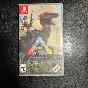 Nintendo Switch ARK: Survival Evolved with Red and Black Art